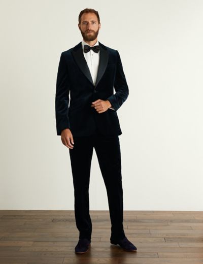 Tailored Fit Italian Velvet Suit